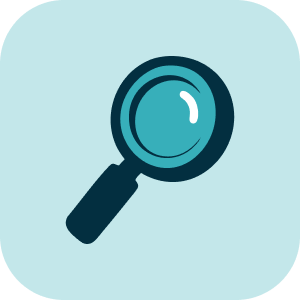 Magnifying glass icon